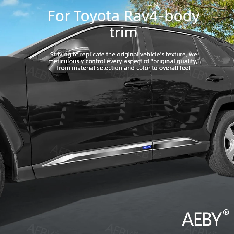 

For Toyota Rav4 2020-2025 Door side protection strip,Door edge decorative protection strip,Anti-collision strip car door