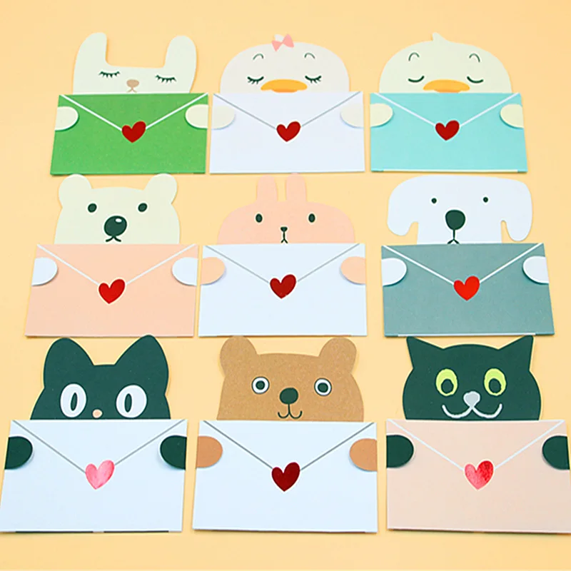 

The new mini universal greeting card features a small, unique, and cute animal head design