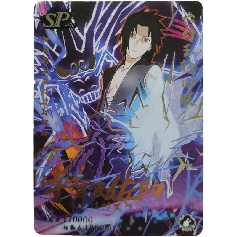 Anime NARUTO Rare SSP SP Refraction Foil Uzumaki Naruto Uchiha Madara Itachi Toys for boys Collectible Cards Birthday Present