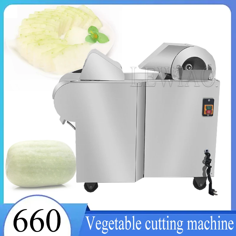 

Full-automatic Multi-function Electric Vegetable Cutter, Commercial Canteen, Shredder, Dicer