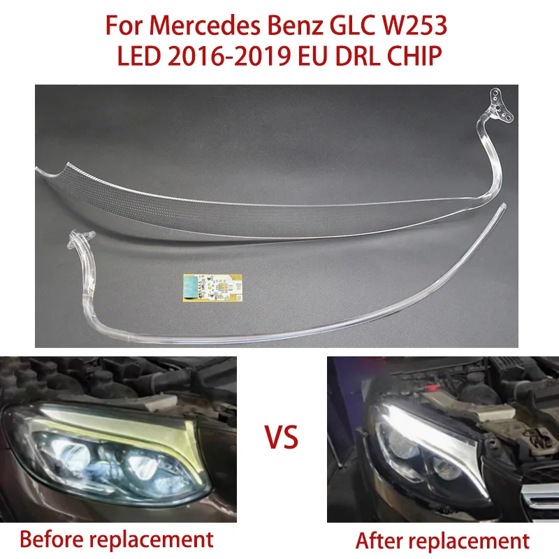 

Solve The Yellowing Problem For Mercedes-Benz White Angel Eye Chip GLC W253 16-2019 LED European Ballast Car DRL CHIP Light Brow