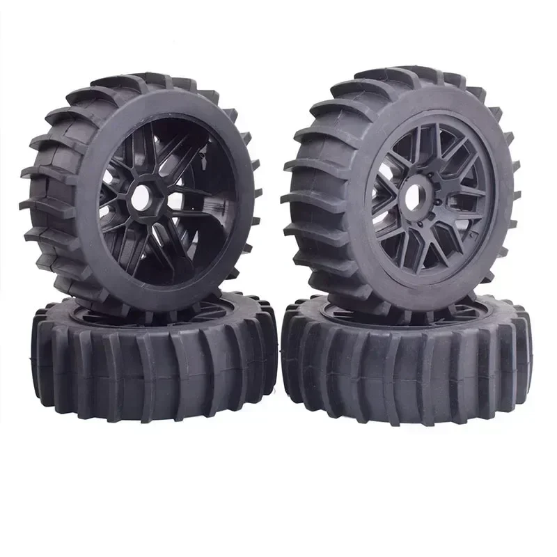 

Комплект из 4 шин для внедорожного багги 1/8 4WD Nitro с дисками Hex для радиоуправляемых моделей Trxs1:8, HSP, HPI, Kyosho, ZD, Hongnuo, Redcat (пляжные шины)
