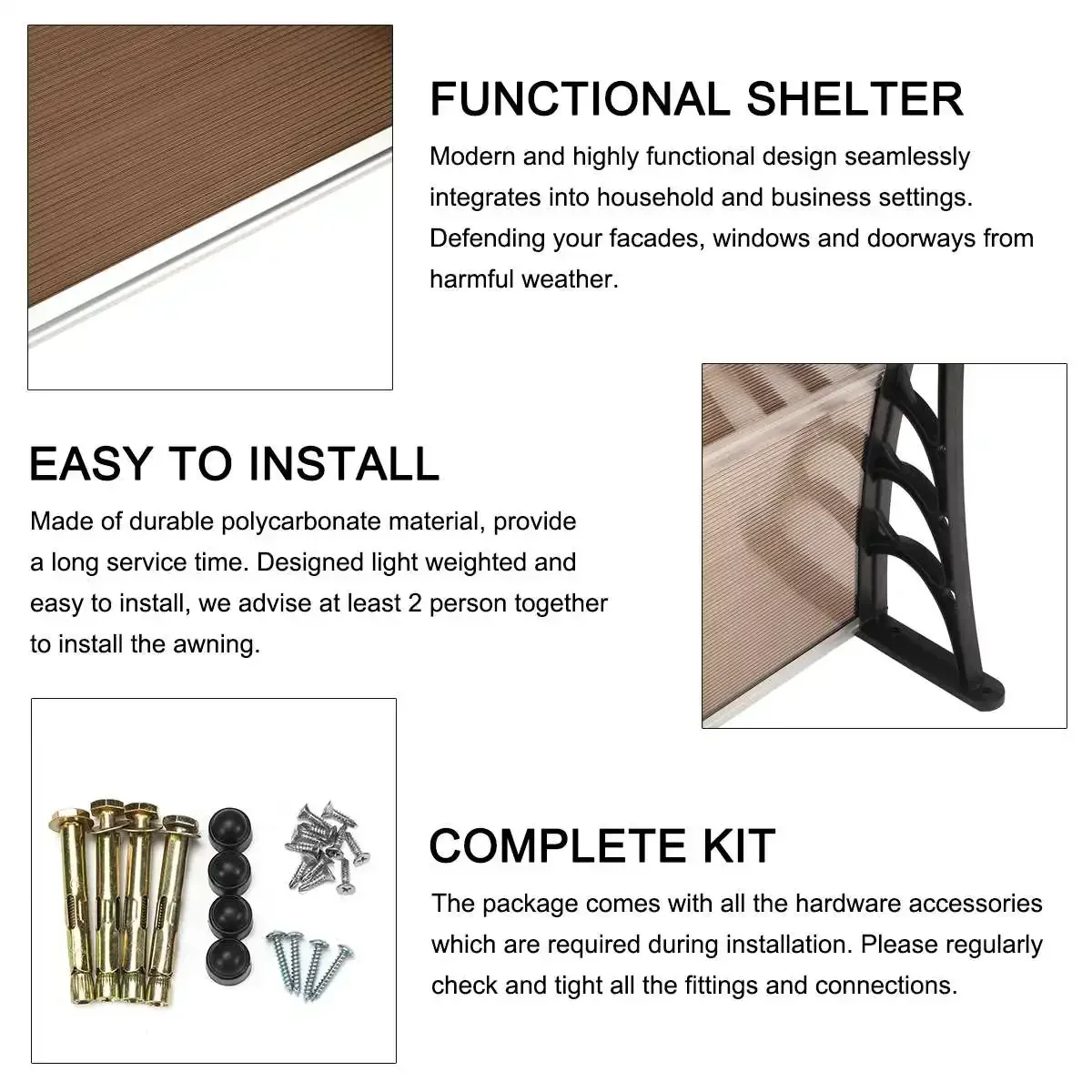 

Современный тент, окно, карниз, анти-УФ-дождевик, уличный патио, беседки, навес для передней двери, окно, поликарбонатный чехол, солнцезащитное покрытие