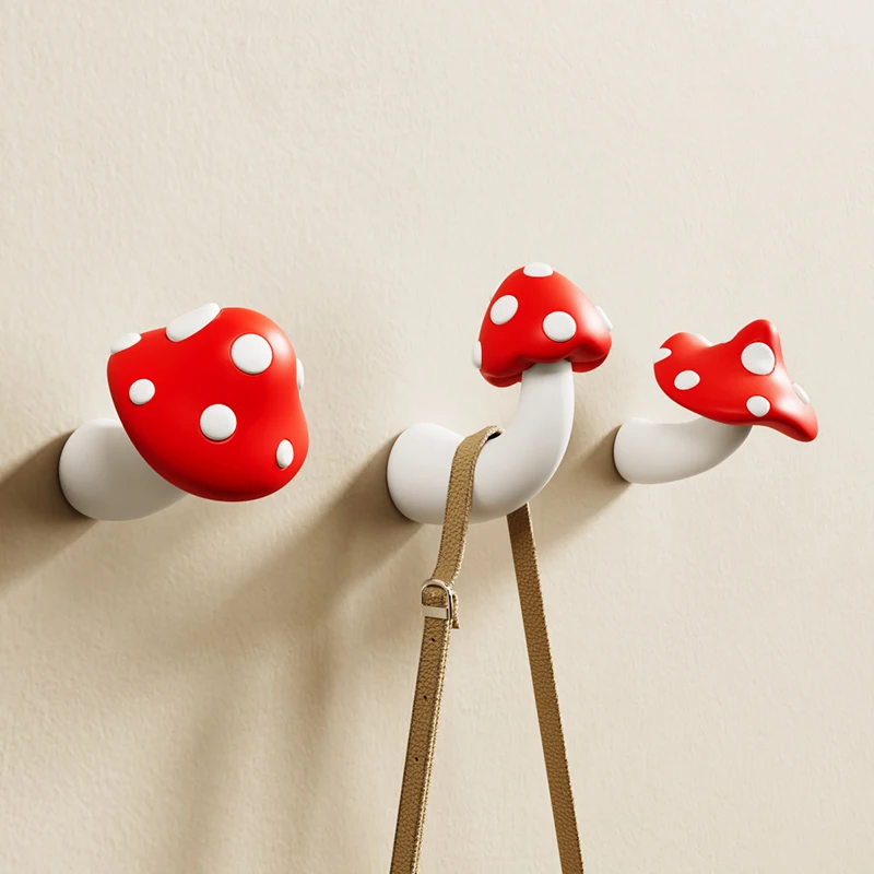 Cute Mushroom hook  decoración hogar  girls room decor  room decor  baby kamer decoratie