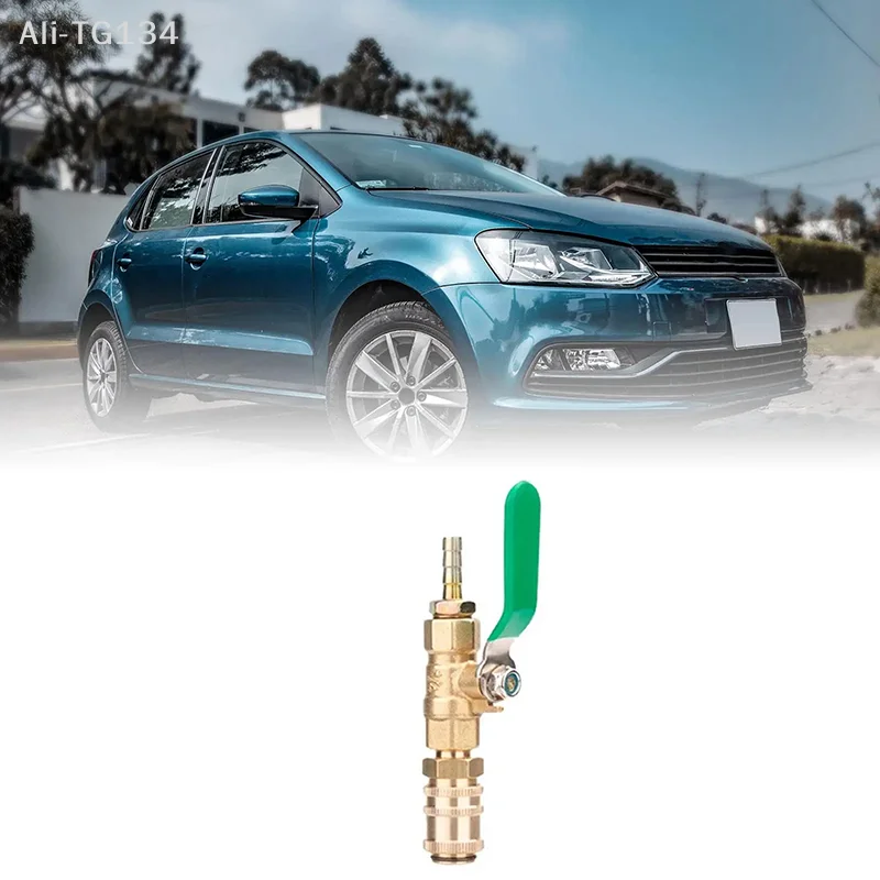 

1PCS Car Auto Transmission Fluid Oil Filling Filler Adapter Connector Ball Valve For Car