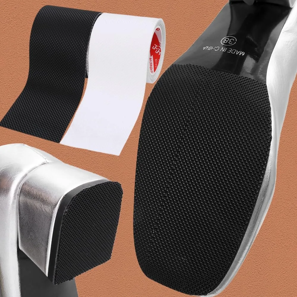 Anti-Slip Tape – Waterproof, Non-Skid Bathroom Floor Tile Grip, Wear-Resistant Self-Adhesive Strips,Elastic Sole Stickers