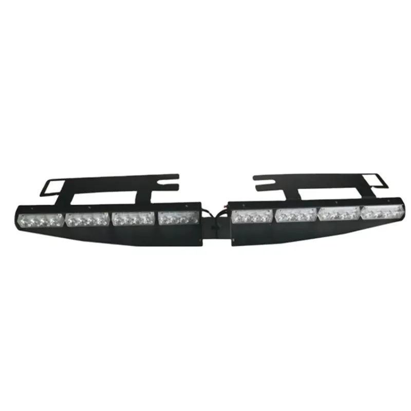 New Auto Amber LED Visor   Dash Flashing Light Strobe Lights
