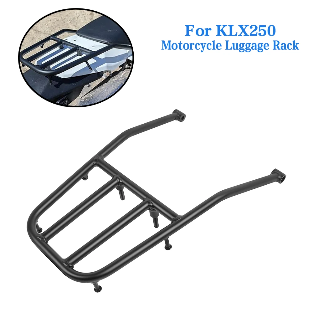 For Kawasaki KLX250 KLX 250 2008-2023 Motorcycle Luggage Rack Support Holder Cargo Shelf Mount Bracket Rear Saddlebag Kits
