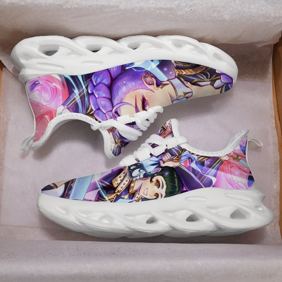 

Children's Casual Flat Sports Shoes Anime Pattern Running Shoes Men Women Breathable Sneakers Toddler Outdoor Sneakers