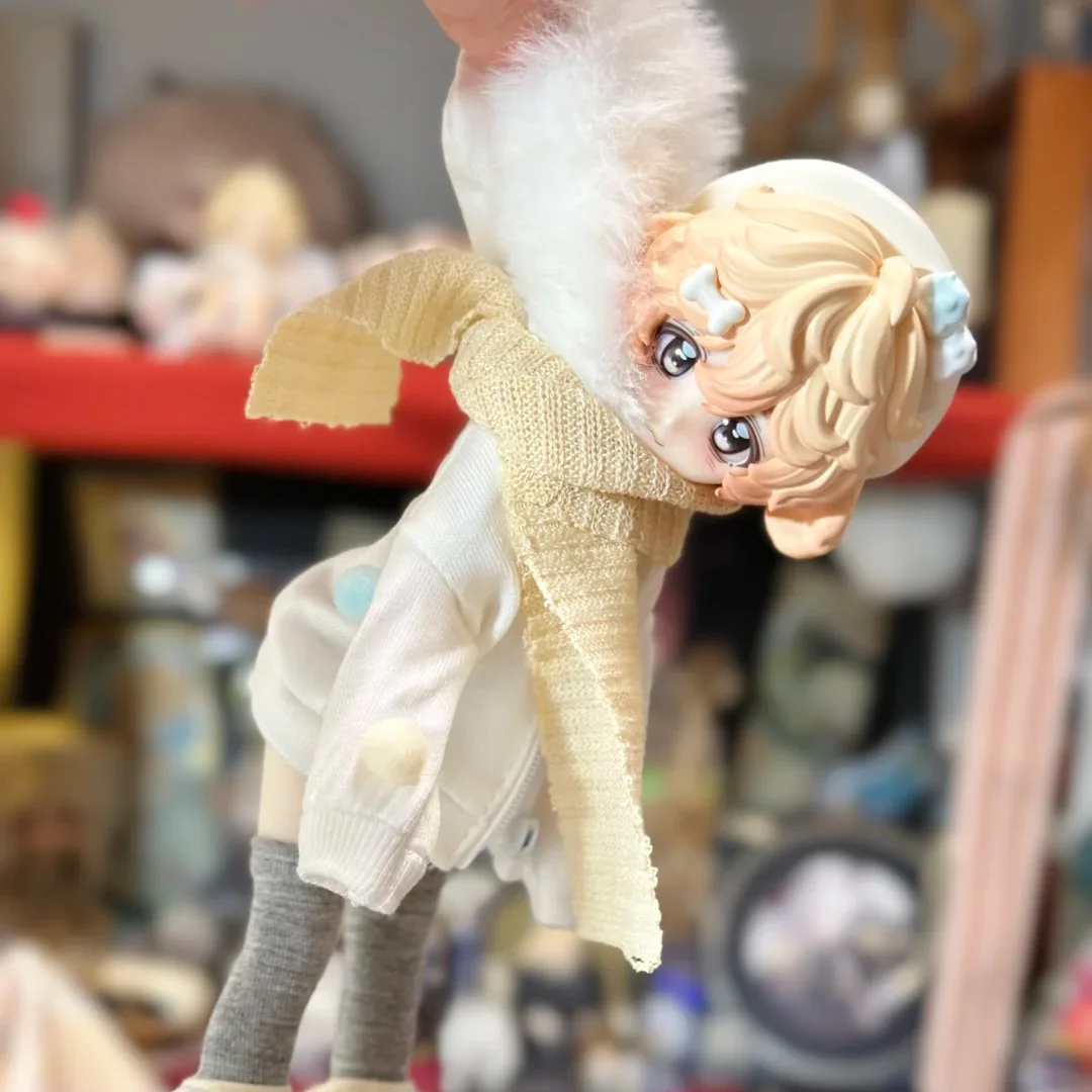 Miraidolls Boxed Furry 1/8 BJD Blind Box Actionfigur Sammlerstück Niedliche Puppe Desktop-Deko Ornament Mystery Box Anpassbar
