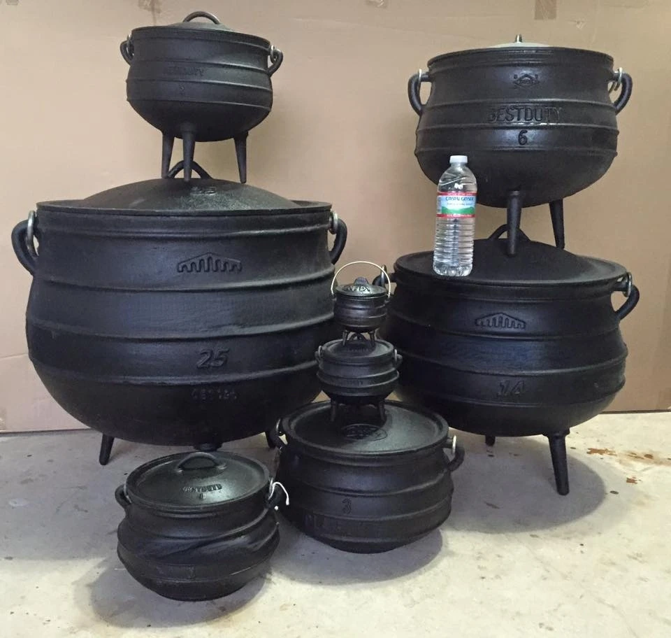 

Gold Seller Factory Wholesale Giant Cast Iron Cauldron Outdoor Pan