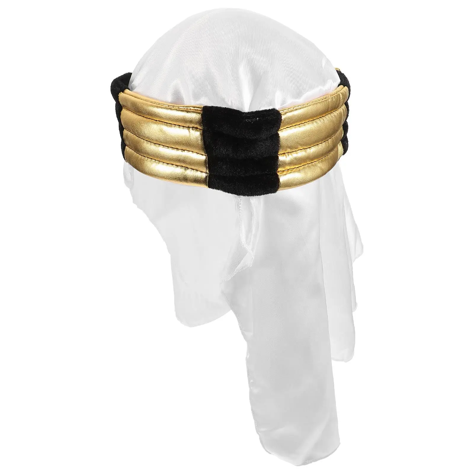 

Arabian Hat Headscarf Costume for Cosplay Party Festival Decor Prop Men Women Headpiece Lightweight Comfortable