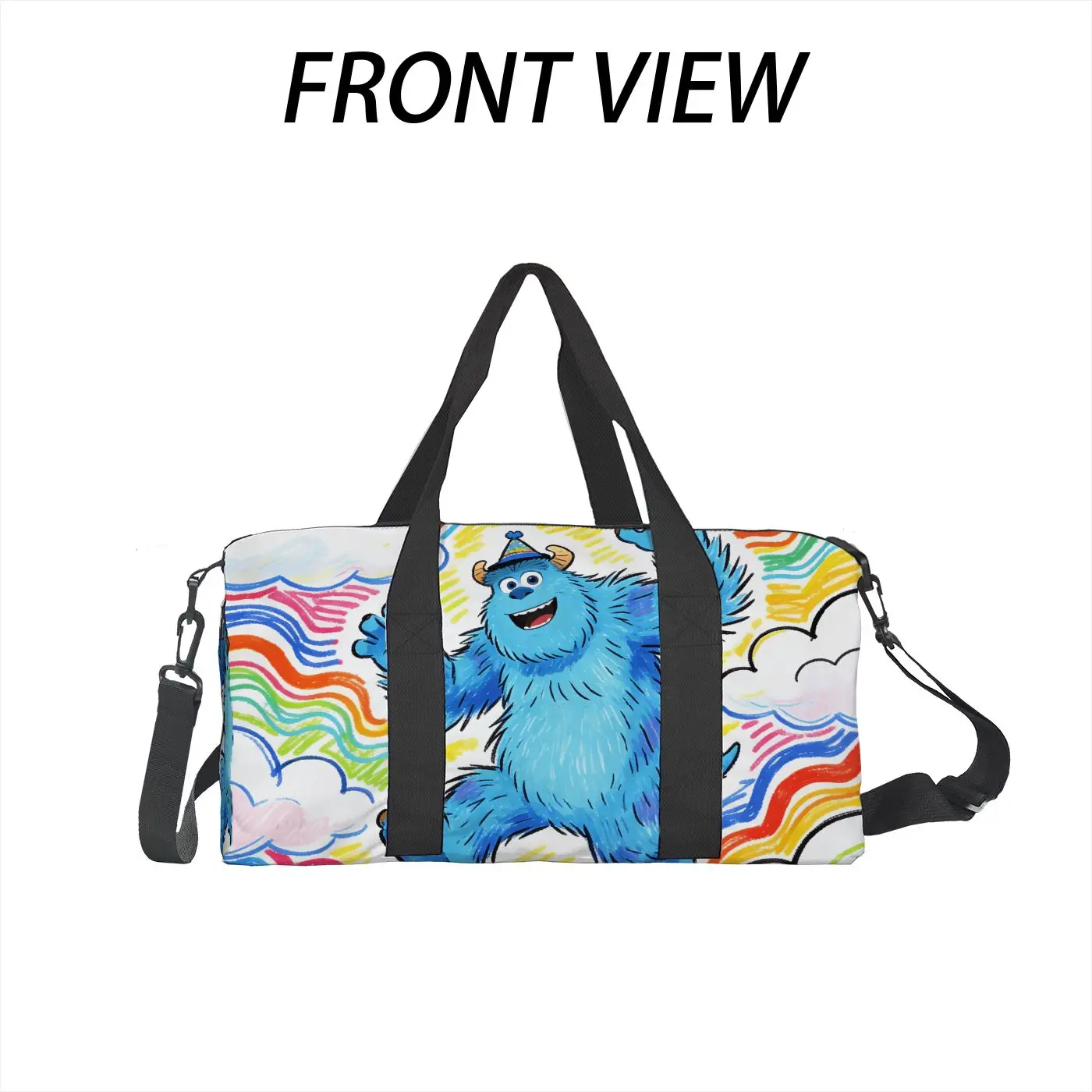 

Monsters, Inc.,Tote Bag, Gym Bag, Shoulder Bag, High-Quality, Large Capacity, Fashionable Gift, Casual Travel