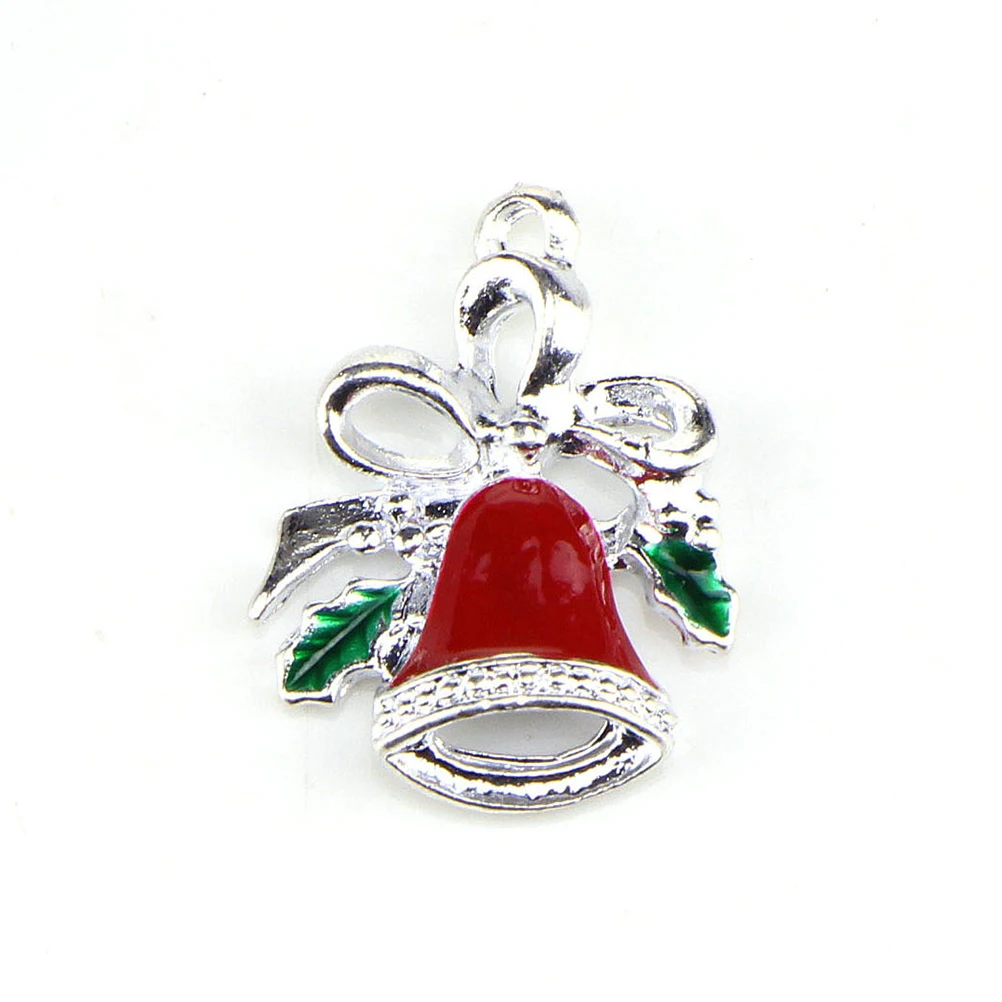 

20pcs Christmas Diy Pendant Charms Alloy Dangle Accessories For Necklace Bracelet Keychain Scrapbooking Stylish Design Suitable