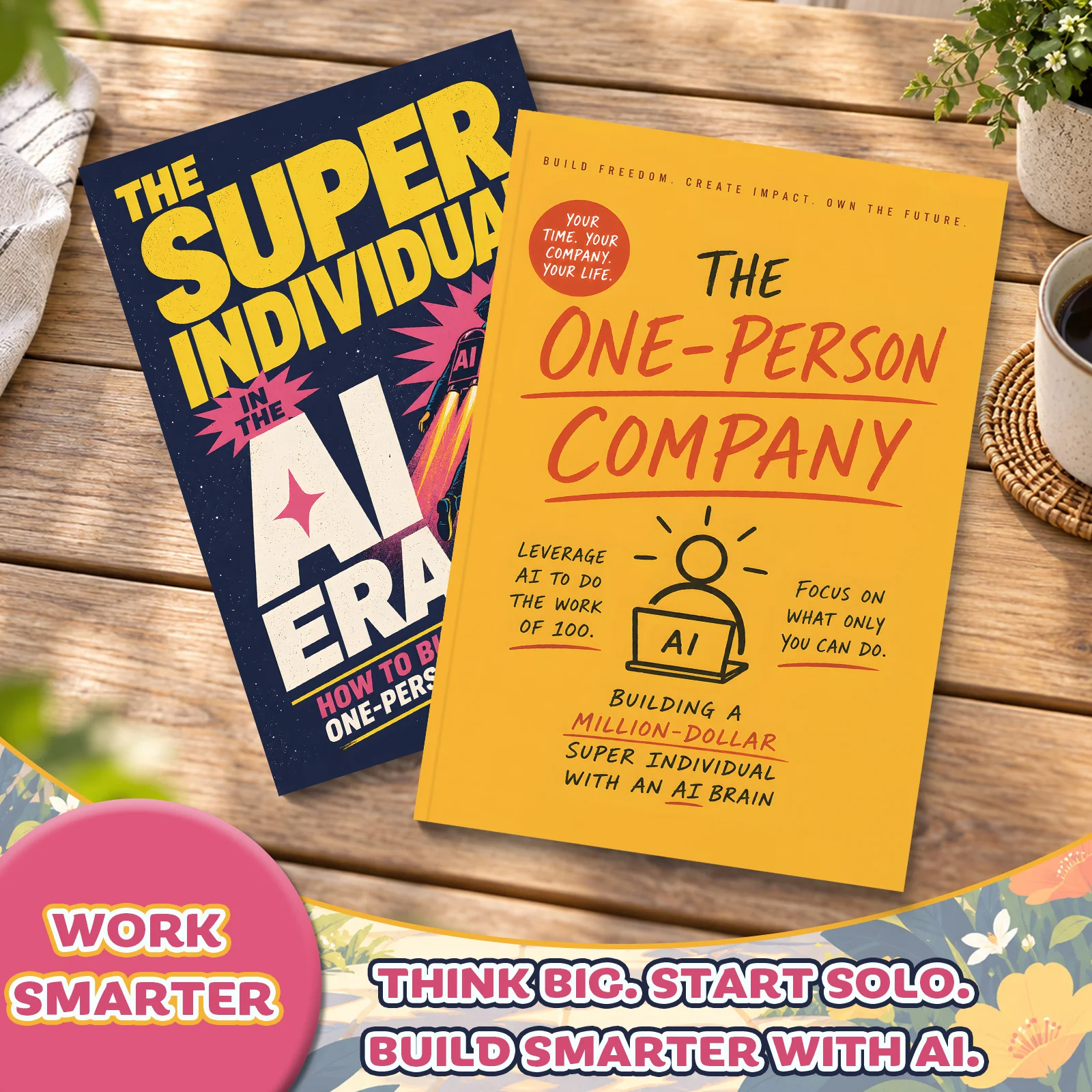 Think Big, Start Solo, Build Smarter with AI,  Future of Work Collection, Explore One-Person Business Models, AI Productivity