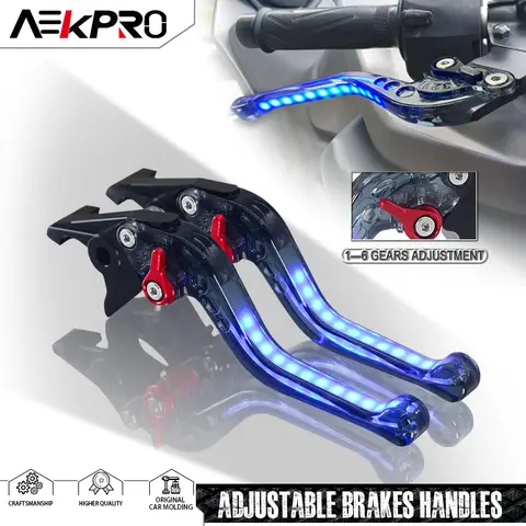 For NMAX125 NMAX155 NMAX150 15-24 25 Motorcycle Always-on Turn Signal Light Adjustable Brake Clutch Levers Handle bar Grips