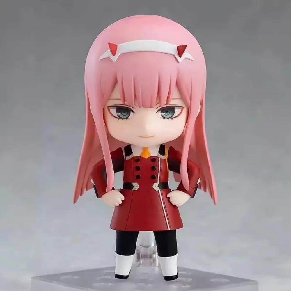 

Anime Character Darling In The Franxx Figurine, Q-Version Beautiful Girl Movable Face Changing Model Desktop Ornament