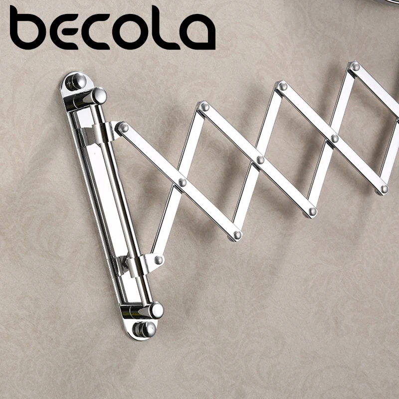 Becola specchio per il trucco da parete rotondo con ingrandimento 3X da 8 pollici specchio da bagno retrattile su due lati specchio per il trucco