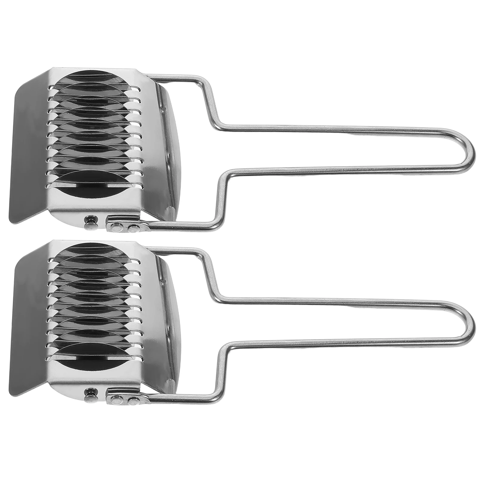 

2Pcs Stainless Steel Pasta Noodle Cutter Manual Roller Dough Cutter Kitchen Tool Spaghetti Maker Homemade Pasta Tool