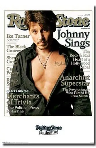 

JOHNNY DEPP POSTER RARE HOT NEW PRINT IMAGE PHOTO Canvas Print Poster 24x36 inch