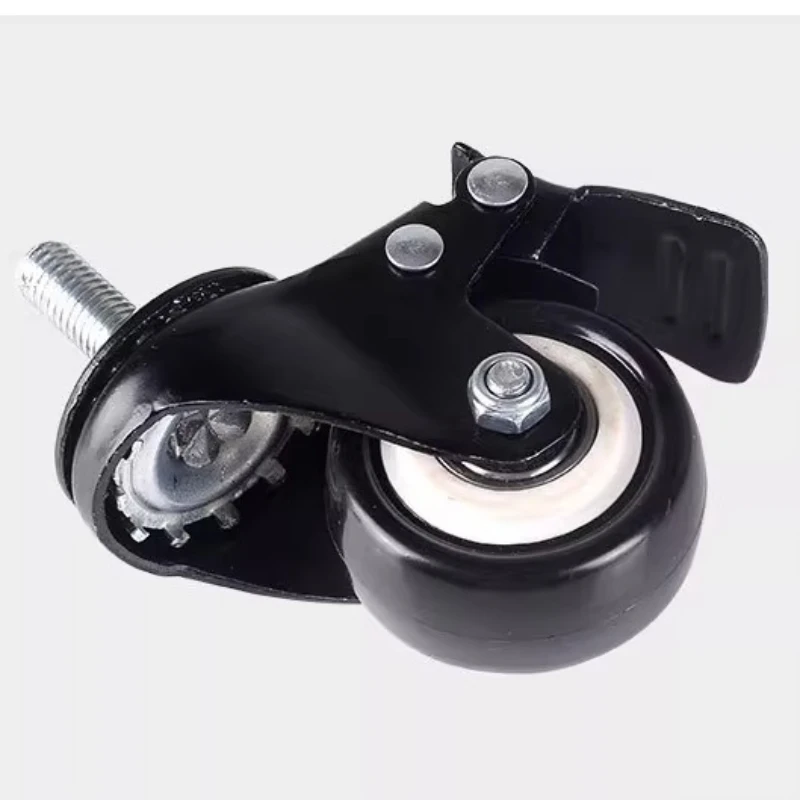 The lifting table accessories universal wheels with brakes can bear 600 pounds