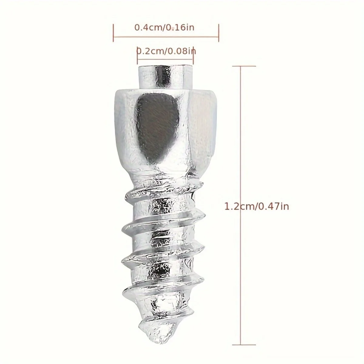 4*9mm/12mm Motor Snow Screw Tire Studs Anti Skid Falling Spikes Wheel Tyres Winter Emergency Repairment For Motorcycle Bicycle