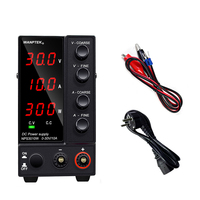 Adjustable DC Power Supply 30V 10A Voltage Regulator LED Digital laboratory Stabilizer Switching DC Power 30V 10A Bench Source