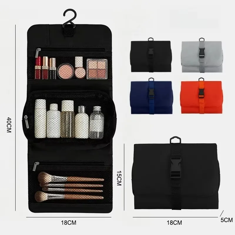 Travel toiletry bag for men, portable 3-in-1 storage bag, breathable toiletry bag for business trips, large-capacity makeup bag