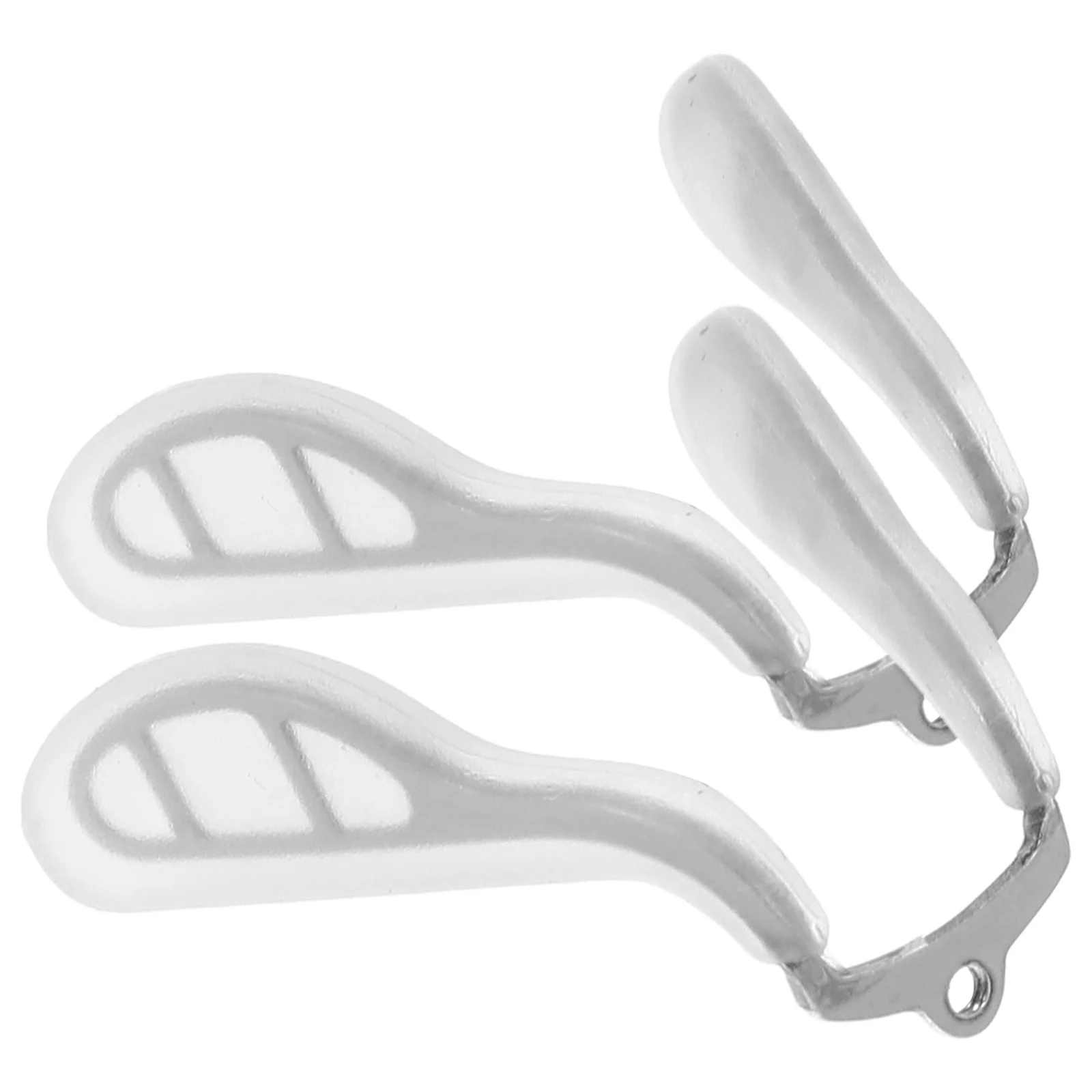 

2 pcs Eyeglass Nose Pad Silicon Metal Core AntiSlip Pads Figure Eight Saddle Shape Replacement Accessories