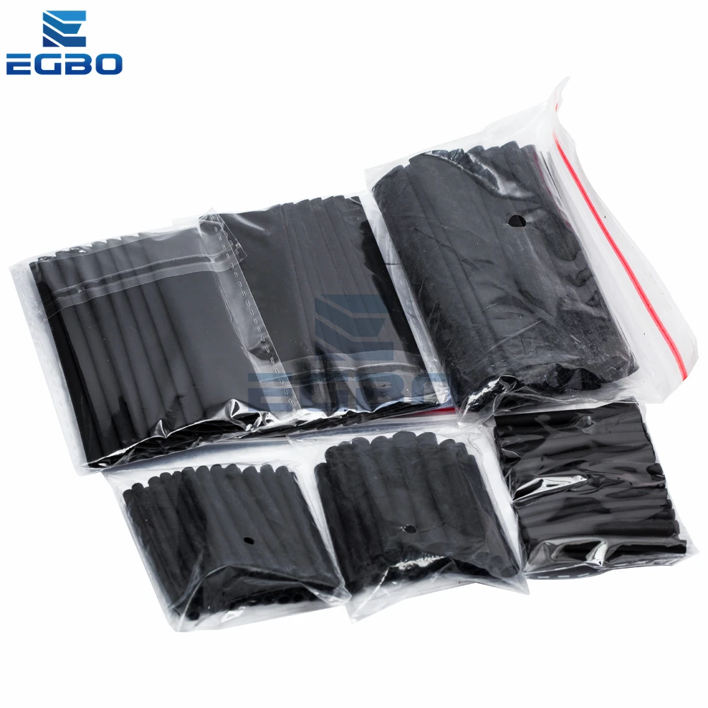 127 шт./164 шт./328 шт., термоусадочные трубки для автомобильных кабелей, 8 размеров