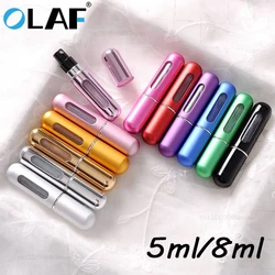 5ml 8ml Portable Mini Refillable Perfume Bottle With Spray Scent Pump Empty Cosmetic Containers Atomizer Bottle For Travel Tool