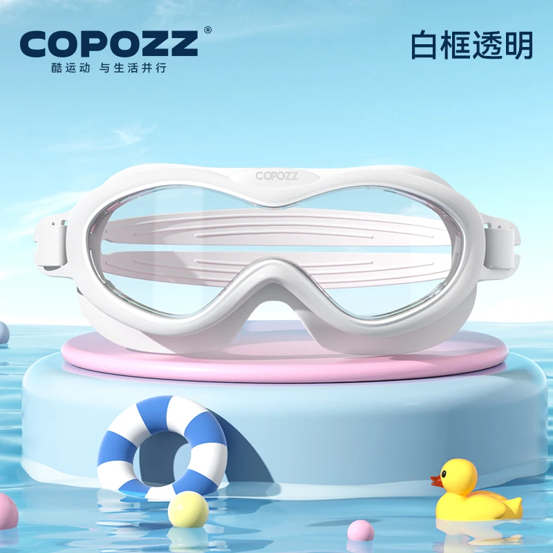 COPOZZ Kids Swimming Goggles Anti Fog Professional Eyewear Waterproof Diving Children UV Protection Swimming Glasses Water Sport