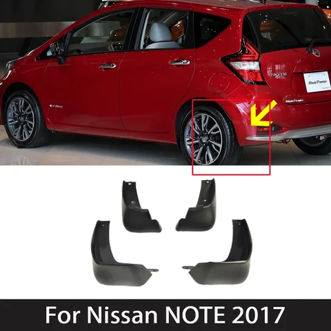 4 шт. автомобильные брызговики для Nissan Note E12 2014 ~ 2018 Versa брызговик крыло брызговик авто аксессуары 2015 2016 2017 2018