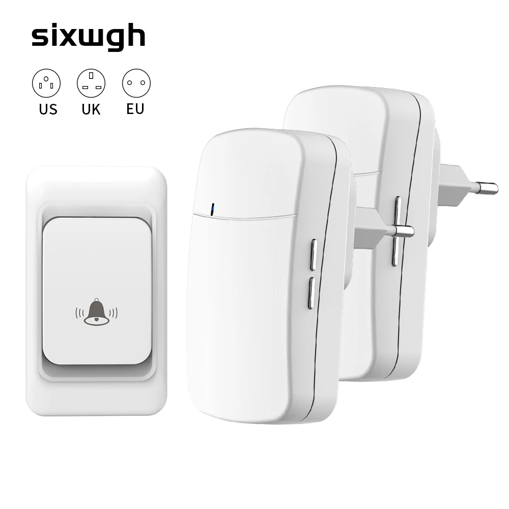 Outdoor Wireless Door bell  дверной звонок Chime Kit 300M Remote Control Home Welcome My Melody Ring Doorbell