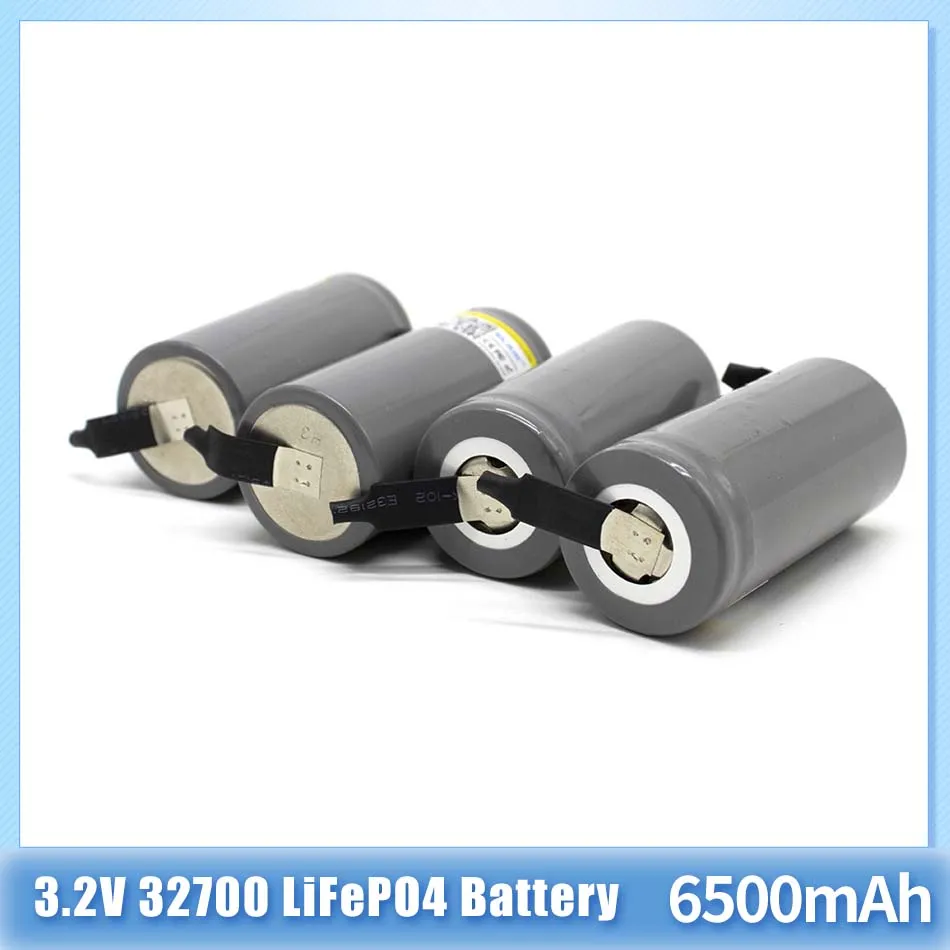 

10PCS ELAIK 3.2V 32700 6500mAh LiFePO4 Battery 35A Continuous Discharge Maximum 55A High power battery+DIY Nickel