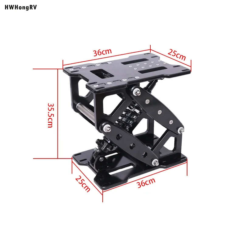 HWHONGRV Marine seat base, mechanical shock-absorbing suspension base, used for marine shock absorption of speedboats and yachts