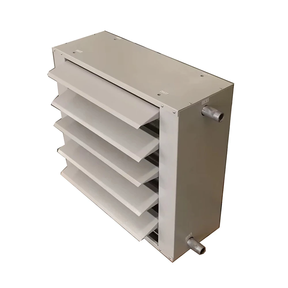 35.5kW 120000BTU 2714m3/h Horizontal Air Delivery Hot Water Unit Heater Fan Heater Space Air Heater For Factory Warehouse Ships