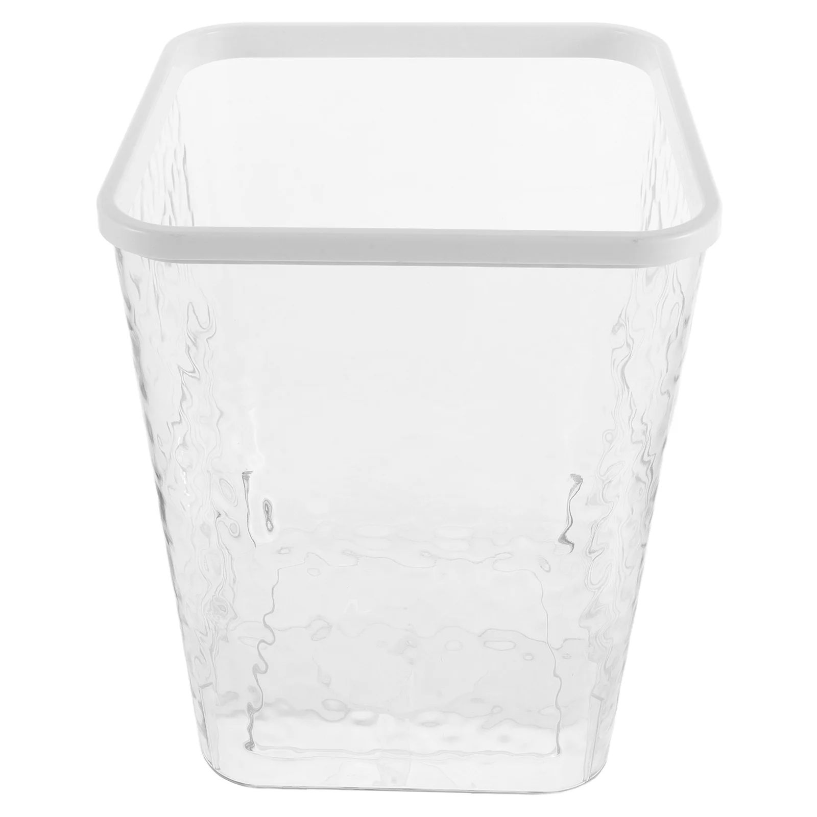 

Transparent Kitchen Trash Can Large Capacity Stylish Waste Bin for Bathroom Living Room Bedroom Office Trash Cans for Bathroom