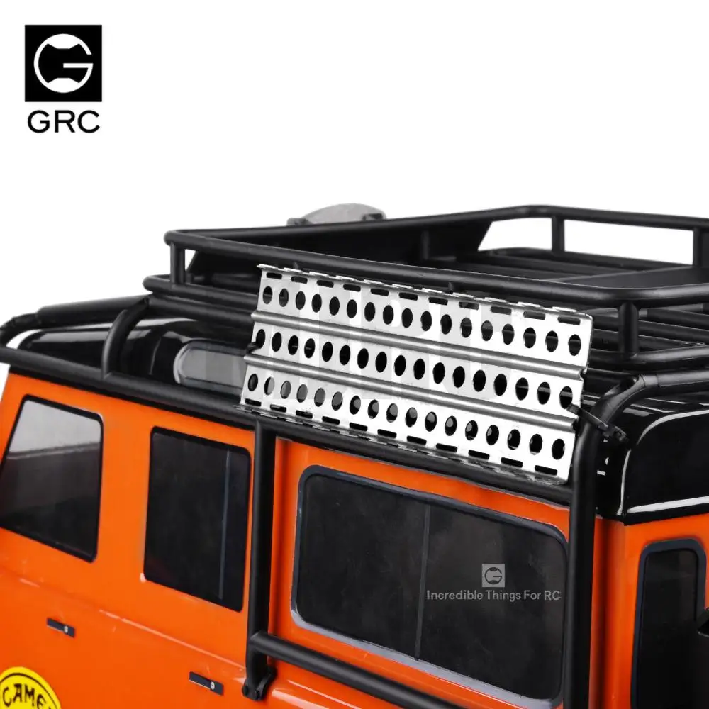 1/10 Rc Tracked Vehicle Escape Board Climbing Car Metal Skid For Trx4 Defender Bronco Axial Scx10 90046 D90 Yikong Rgt Rc4wd