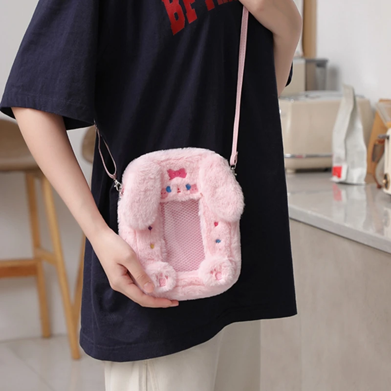 

Plush Dog Rabbit Cartoon Children Coin Phone Purse Cute Animal Zipper Kid Shoulder Bag Girl Messenger Bag Mini Handbag Purse