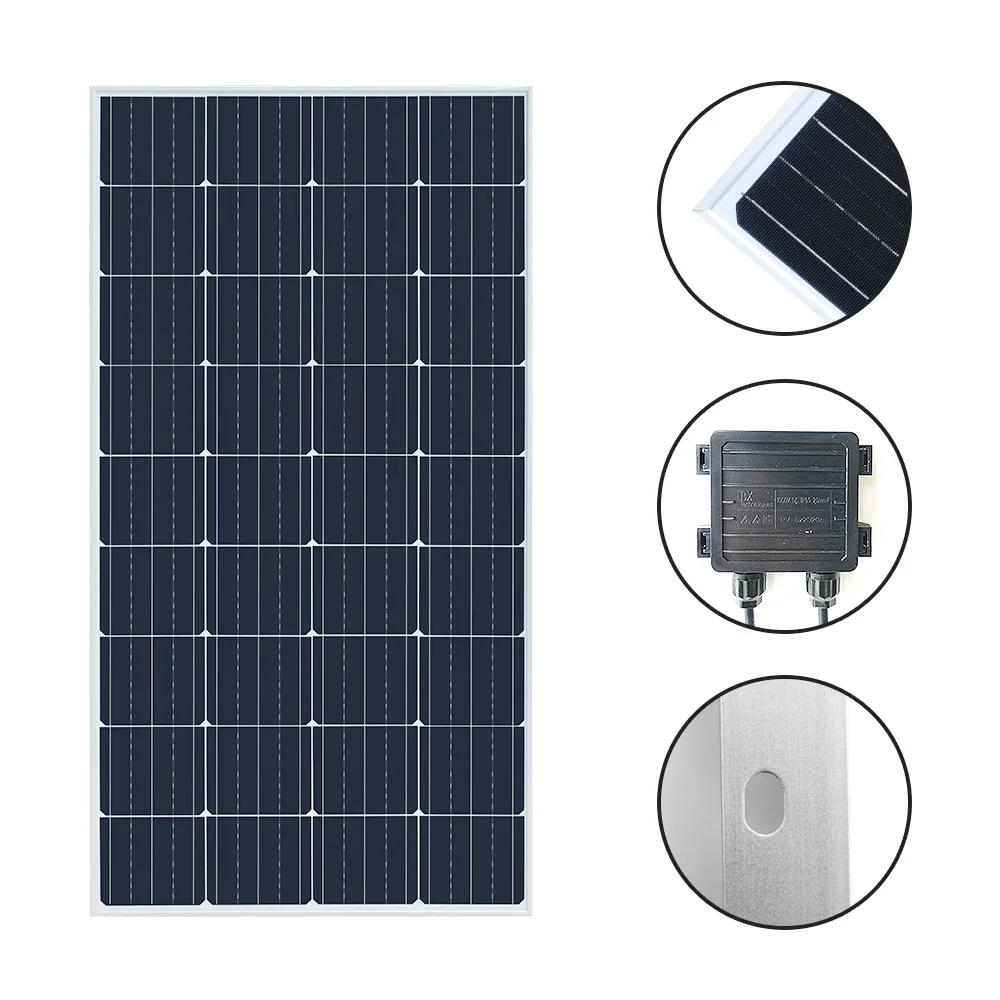 Imagem -04 - Nashone Painel Solar 200w 36v Poderosos Painéis Solares 10.5a dc Usb Saída Solar Carregamento Painel Outdoor Power Supply Power Stattion