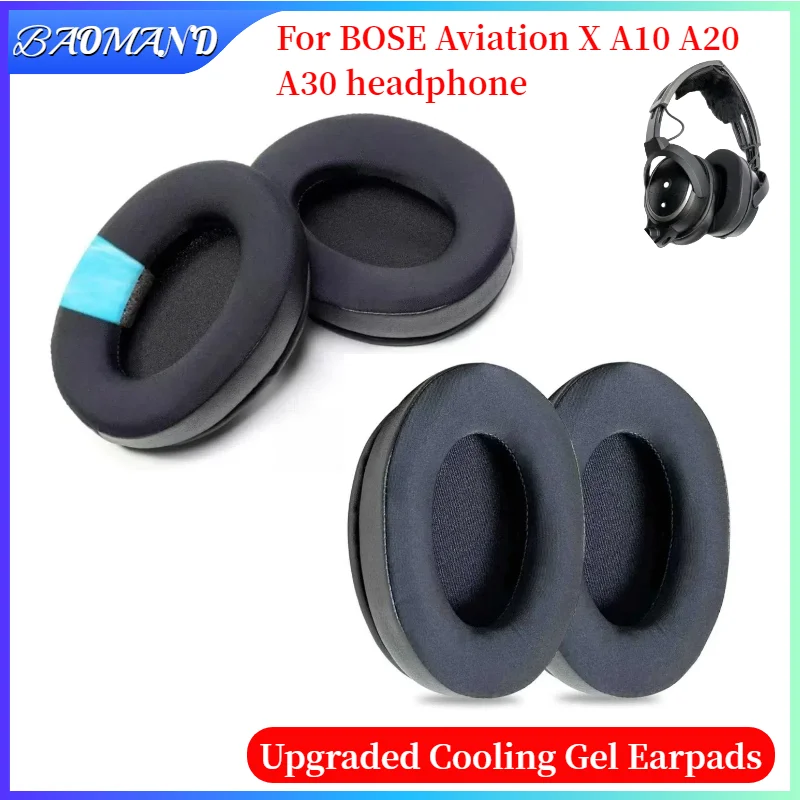 

Replacement Ear Pad for BOSE Aviation X A10 A20 A30 Headphones Mesh / Ice gel / Leather Earpads Earmuffs Cushion
