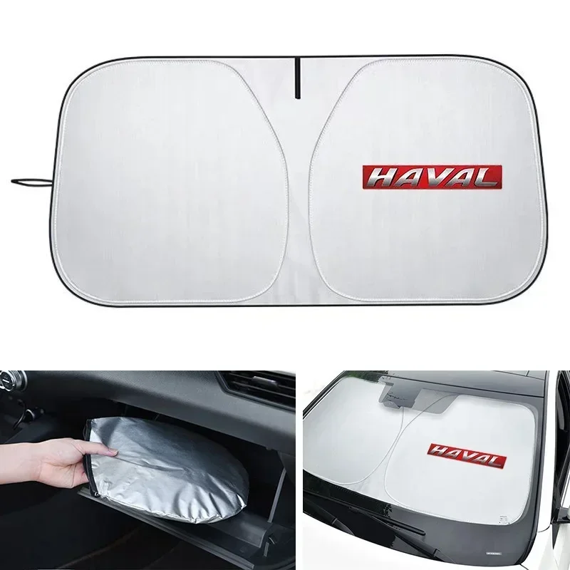 Foldable Auto Front Window Sun Shade Reflector Umbrella Protector Fit for Great Wall Haval H6 F7 M6 Wey Steed