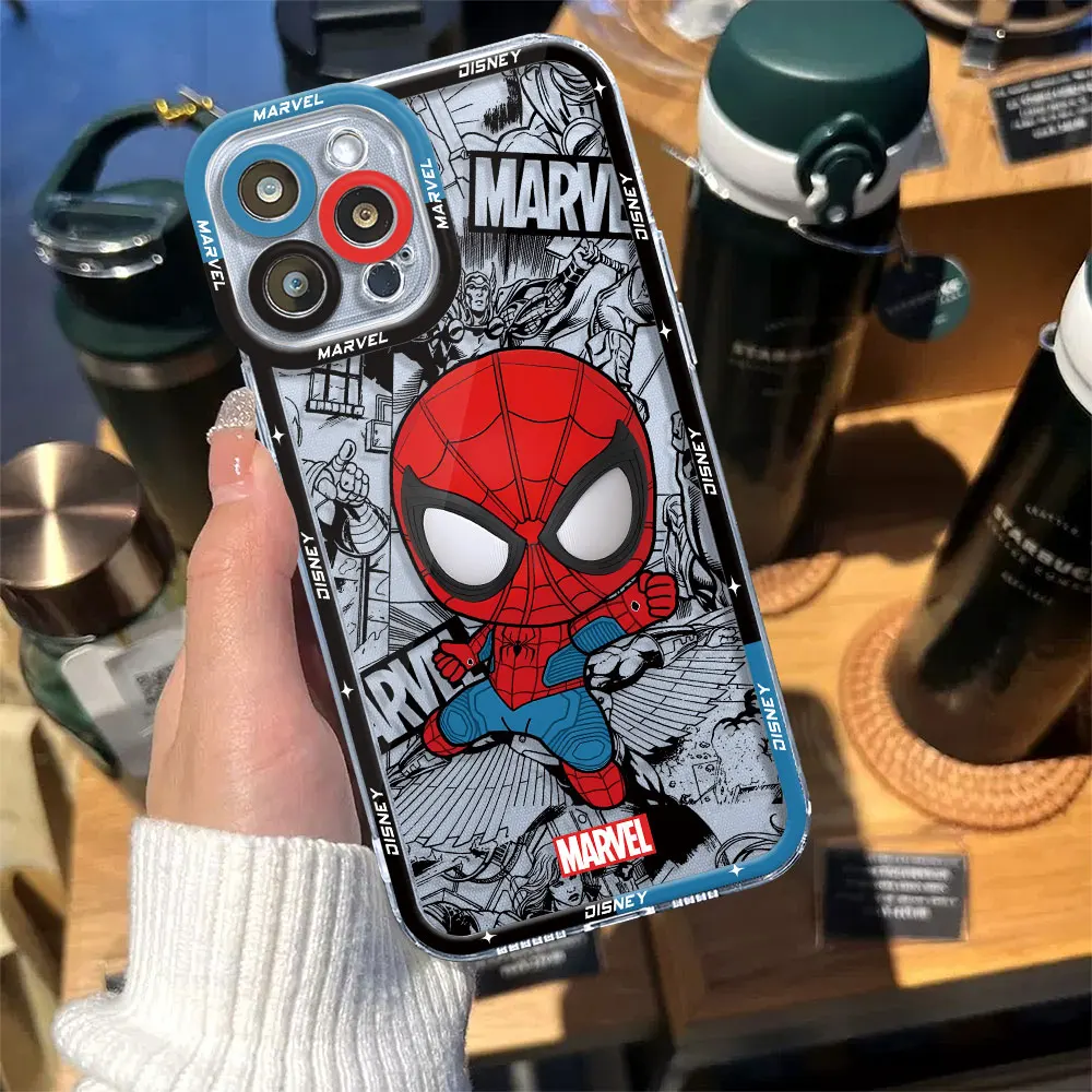 Marvel Spider Man Venom Case for Honor X8a X9a 5G 90 Lite X8 4G X8 Transparent Soft Cover Capa TPU