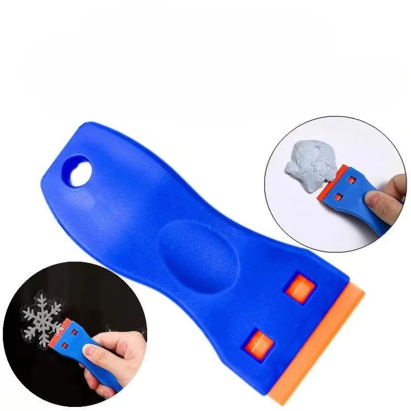 Glue Removal Scraper Multifunctional Plastic Glass Removal Cleaning Scraper Car Film Application Tool Kitchen Cleaning Shovel