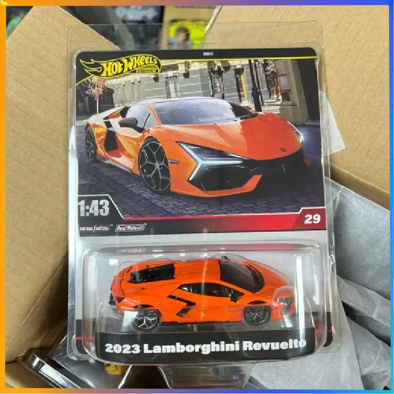 핫휠 프리미엄 1:43 2025 믹스 3 자동차 모델 핫휠 2025 람보르기니 레불토 합금 다이캐스트 차량 모델 어린이 장난감 소년용