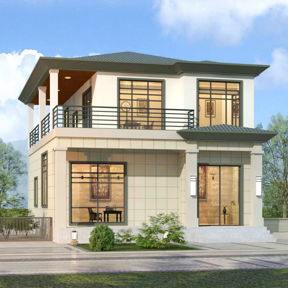 Structural Light Steel Villa Home Offering Modern Design and Long Service Life
