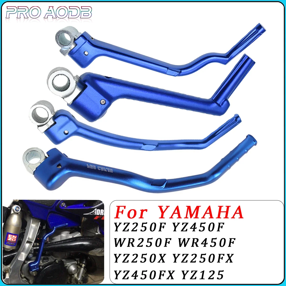 

Motorcycle Forged Kick Start Lever Pedal Levers For Yamaha YZ125 YZ250 YZ250F YZ250X YZ250FX YZ450F YZ450FX WR450F 2002-2023