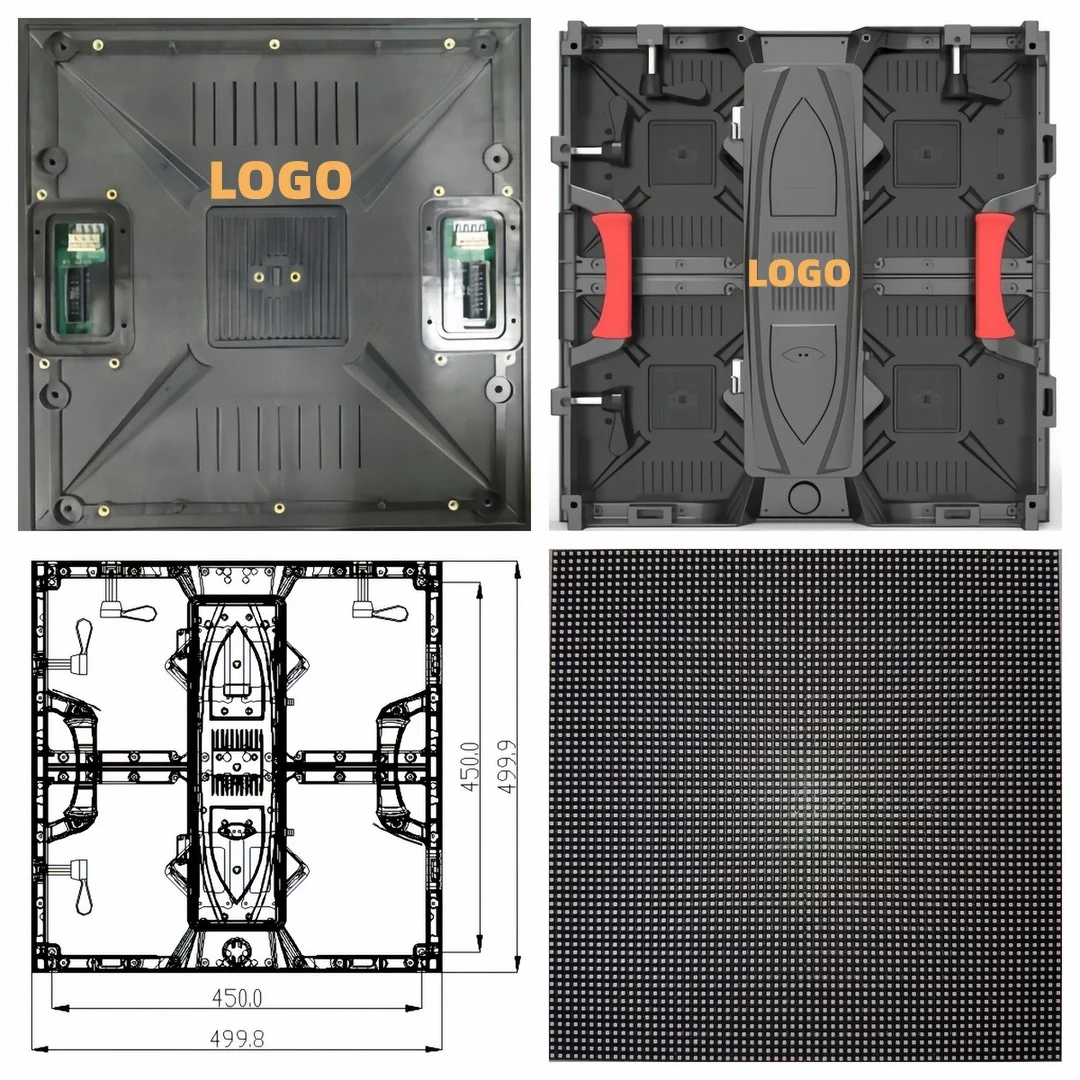 Complete System P2.9-P3.9 LED Display Video Wall Panel for Indoor/Outdoor Events Stage Backdrop Lighting & Decoration