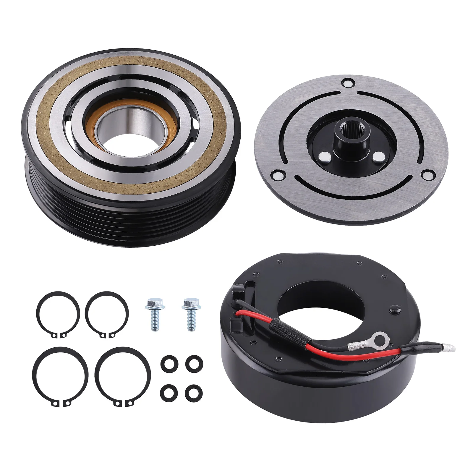 

A/C Compressor Coil Clutch Assembly Kit For Toyota Tacoma 2.7L 3.5L 2016 - 2020